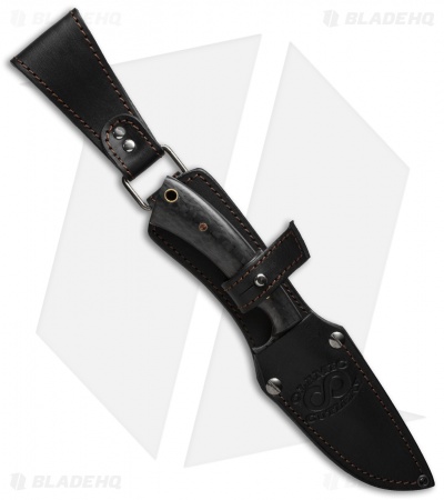 Olamic Cutlery Nero Fixed Blade Knife Carbon Fiber (4.75" Damascus) 2027