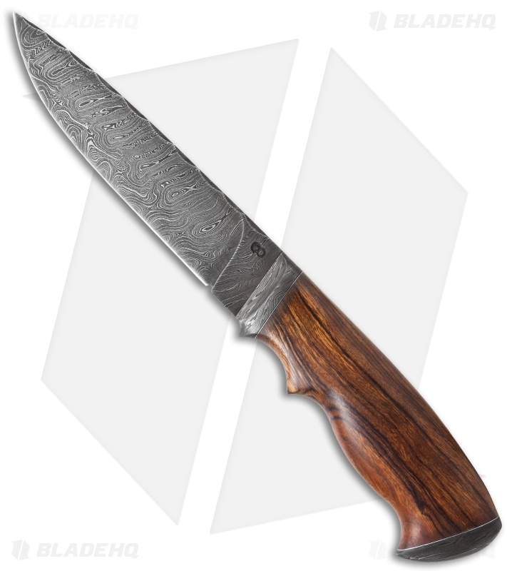 Olamic Cutlery Suna Knife Desert Ironwood (5.25" Damascus) 1909
