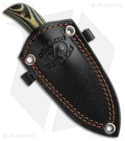 Olamic Cutlery Persian Neck Knife CF/G10 Handle (2.5" Damascus)