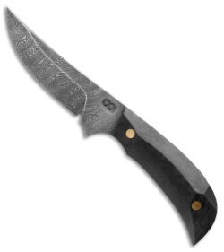 Olamic Cutlery Persian Neck Knife Carbon Fiber (2.75" Damascus)