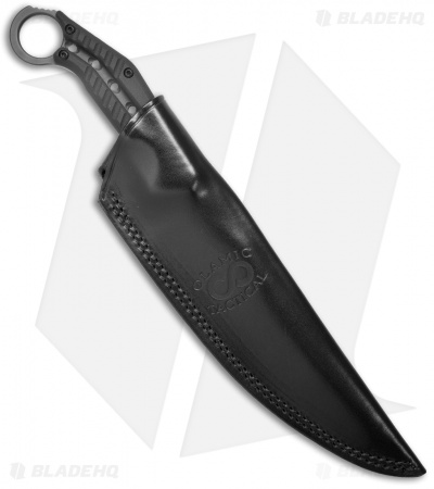 Olamic Cutlery Fox Knives BattleChef Fixed Blade Knife (7" Black)