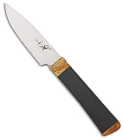 Ontario Agilite Paring Kitchen Knife Black Kraton (3.375" Satin) 2550