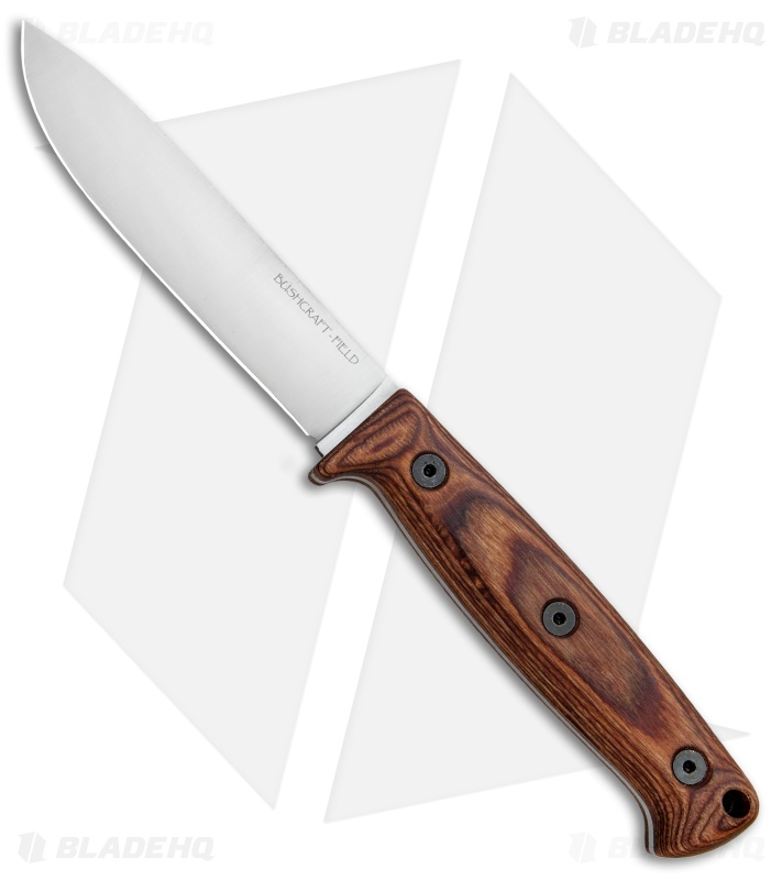 ナイフ Ontario Bushcraft Field Fixed Blade Knife Walnut w/ Nylon Sheath