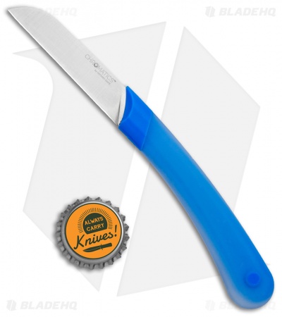 Ontario Chromatics 2.5" Paring Kitchen Knife Blue Molded Plastic 3500