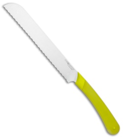 Ontario Chromatics 7.8&quot; Bread Kitchen Knife Yellow Molded Plastic 3520 | 110033