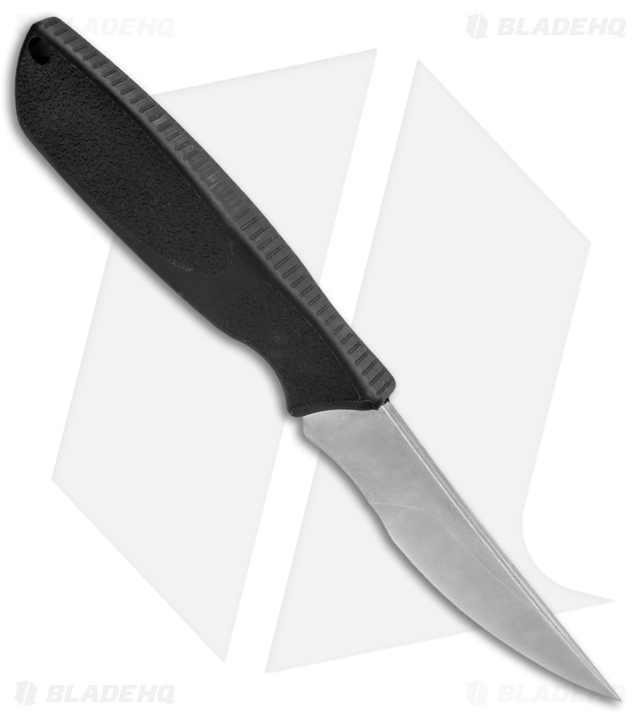 Ontario Hunt Plus Caper Fixed Blade Knife Black Rubber (4" Satin) 9718 OKC