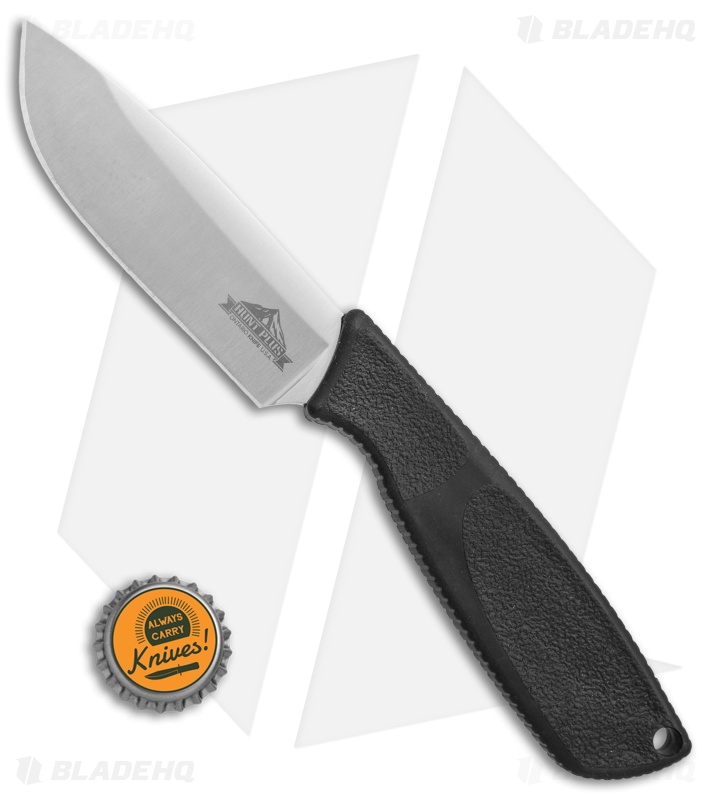 Ontario Hunt Plus Drop Point Fixed Blade Knife (4" Satin) 9715