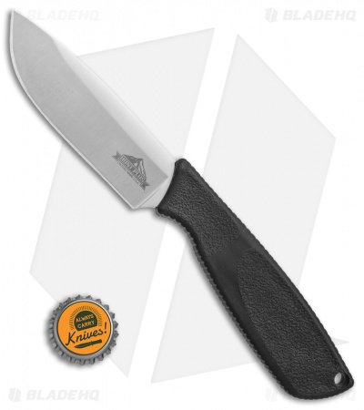 Ontario Hunt Plus Drop Point Fixed Blade Knife (4" Satin) 9715