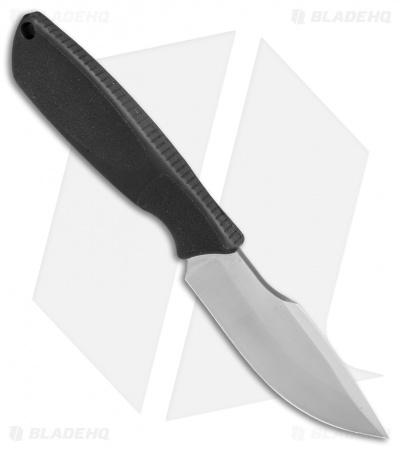 Ontario Hunt Plus Skinner Fixed Blade Knife Black Rubber (4" Satin) 9716