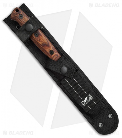 Ontario OKC Bushcraft Utility Fixed Blade Knife Walnut (4" Satin) 8698