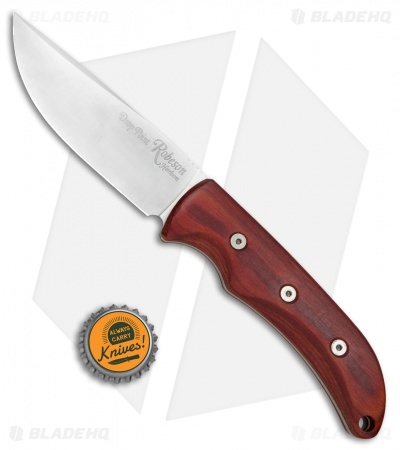 Ontario Robeson Heirloom Drop Point Fixed Blade Knife Wood (4.2" Satin) 8700 OKC