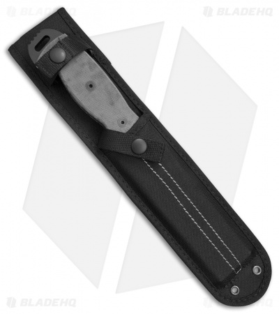 Ontario Ranger RD Tanto Fixed Blade Knife Black Micarta (6.8" Black) 8677