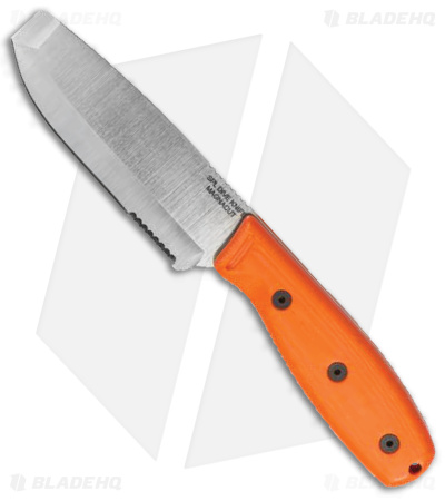 Ontario SPL Dive Knife Fixed Blade G-10 Orange  (4.4" Satin) 
