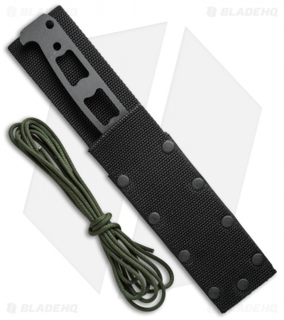 Ontario OKC Vulpine Fixed Blade Knife (4.75" Black)