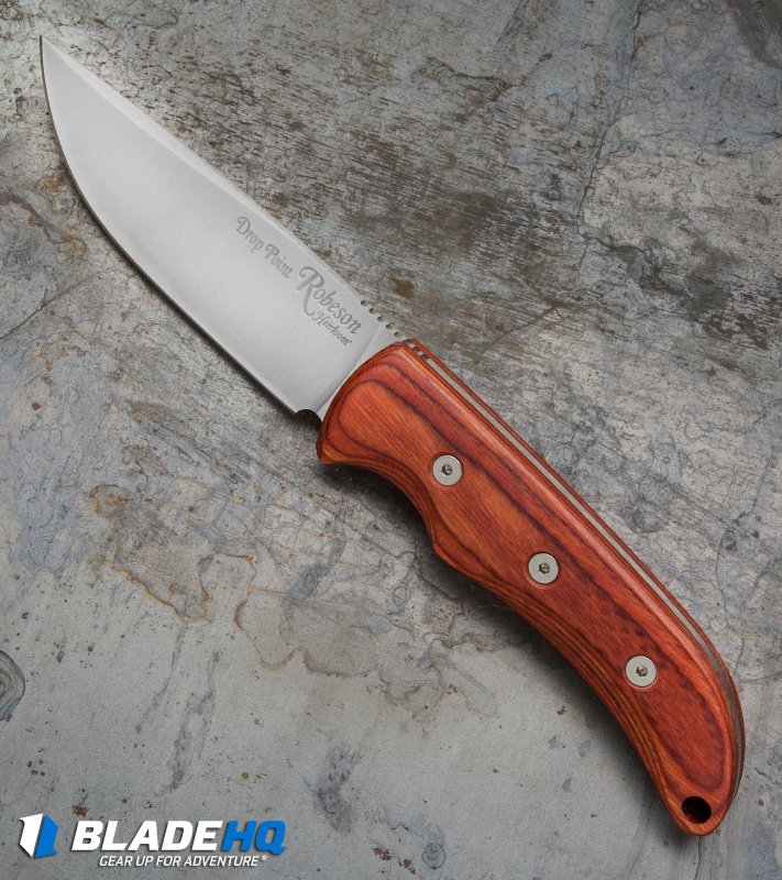 Ontario OKC Robeson Heirloom Drop Point Fixed Blade Knife (4.2" Satin)