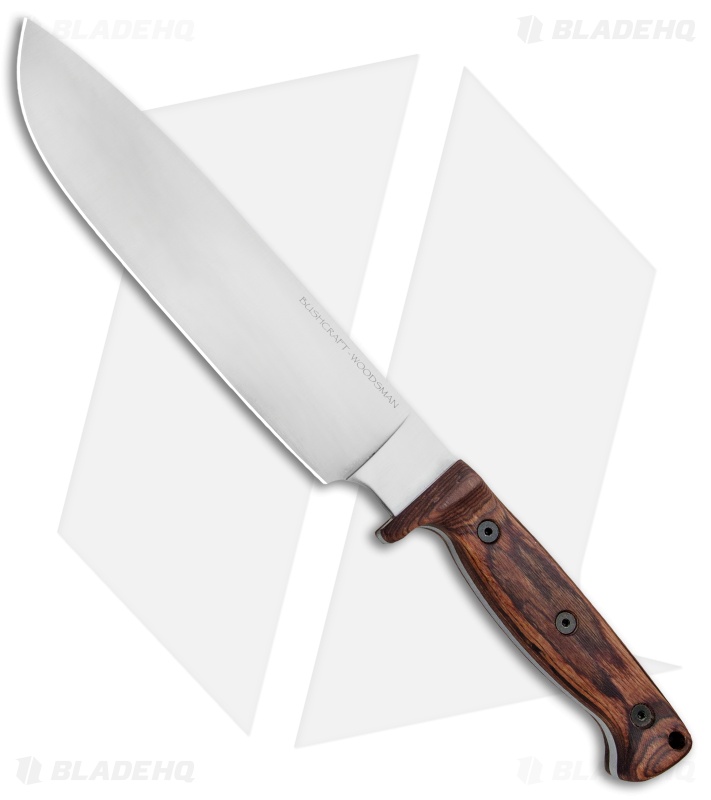 Ontario OKC Bushcraft Woodsman Fixed Blade w/ Nylon Sheath (9.5" Satin) 8697