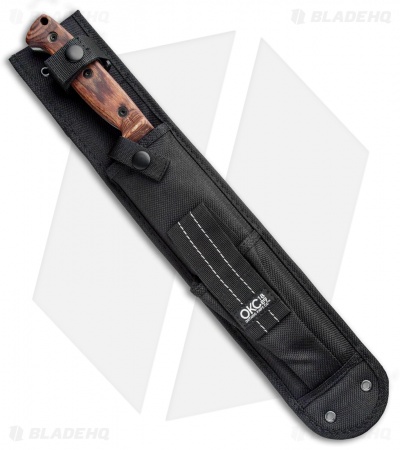 Ontario OKC Bushcraft Woodsman Fixed Blade w/ Nylon Sheath (9.5" Satin) 8697