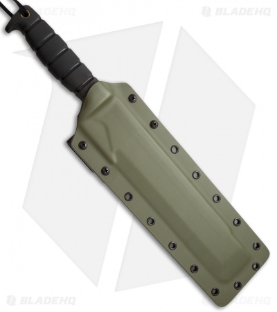 OKC 125th Anniversary SP-8 Machete Fixed Blade Knife (10" Black) 8333