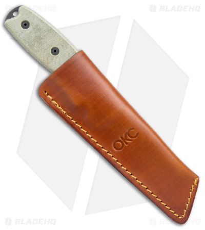 Ontario OKC RAT-3 Caper Fixed Blade Knife Tan Micarta (3" Black) 8663
