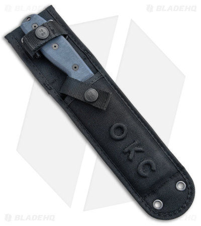 Ontario OKC RAT-3 Gobar Fixed Blade Knife Black Micarta (3.5" Black) 8660