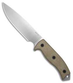 Ontario RAT-6 Fixed Blade Knife Tan Micarta (5.5" Satin) 8659