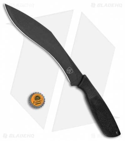 Ontario SP-A Kukri Fixed Blade Knife Black Rubber (8.25" Black) 9719