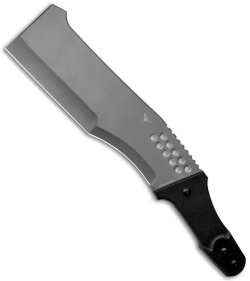 Paragon Chopper Fixed Blade Machete Knife Black Polymer (9.75" Gray)