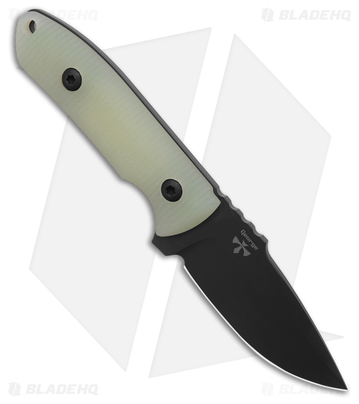 Pro-Tech George SBR Fixed Blade Knife Jade G-10 (2.9" DLC) Kydex Sheath