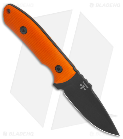 Pro-Tech George SBR Fixed Blade Knife Orange G-10 (2.9" Black) Kydex Sheath