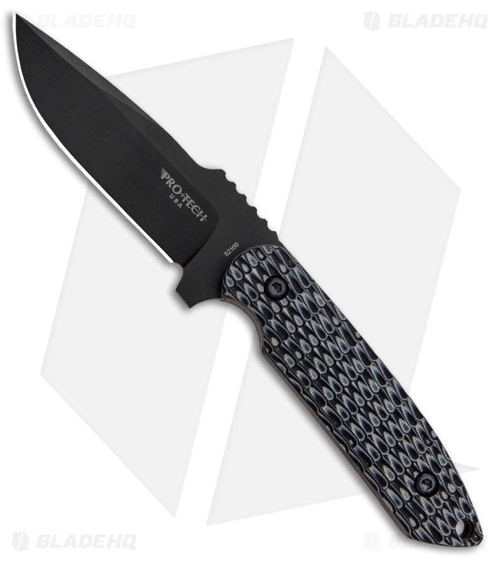 Pro-Tech Rockeye | Fixed Blade Knife | Black/Gray G-10 w/ Kydex Sheath