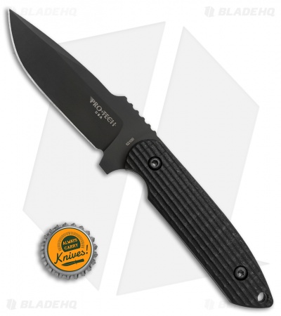 Pro-Tech Rockeye Fixed Blade Knife Black G-10 (4