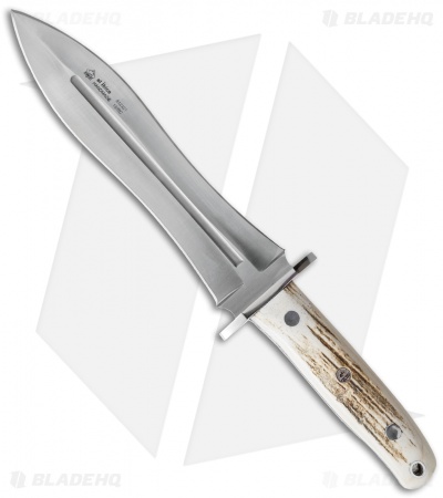 Puma Knives Ibice Hunting Fixed Blade Knife Stag Horn (8.5" Satin)