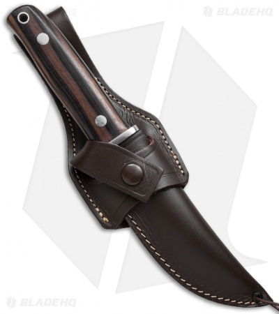 Puma IP Knives El Nu Fixed Blade Knife Ebony Wood (5" Satin)