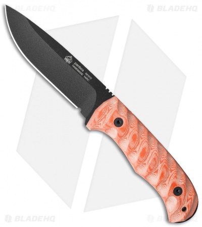 Puma IP Knives Pantera Fixed Blade Knife Red Micarta (4.5" Black)
