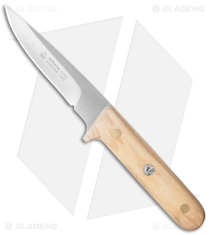 Puma IP Knives Rotfuchs Hunting Fixed Blade Knife Olivewood (4" Satin)
