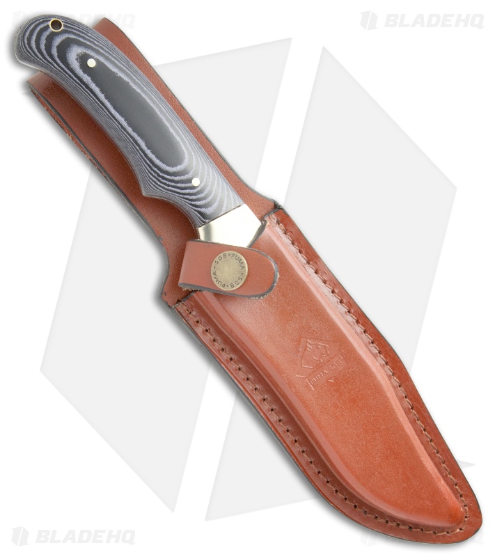 Puma SGB Alaska Fixed Blade Knife Black Micarta (5.25" Satin)