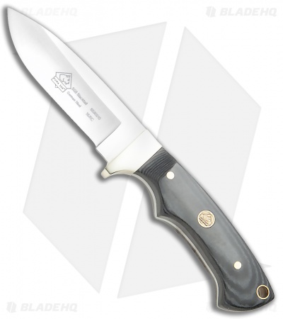Puma SGB Blacktail Fixed Blade Knife Black Micarta (3.25" Satin)