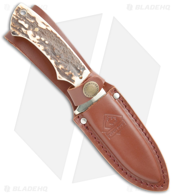 Puma SGB Coyote Stag Fixed Blade Knife (3.75