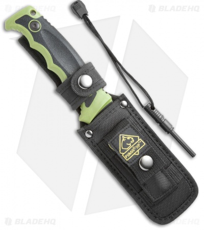 Puma SGB Forever Knife XP Fixed Blade Green (4.5" Black)