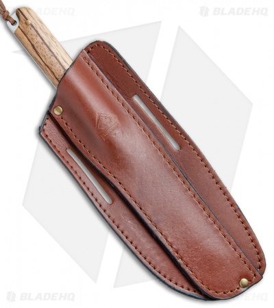 Puma SGB Mountain Man Fixed Blade Knife Zebra Wood (5.75" Satin)