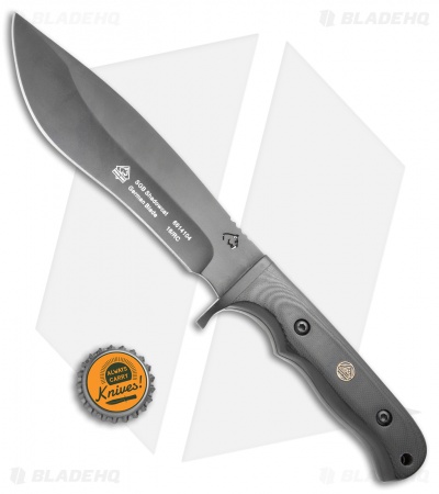 Puma SGB Shadowcat 10" Recurve Fixed Blade Knife (5.75" Black)