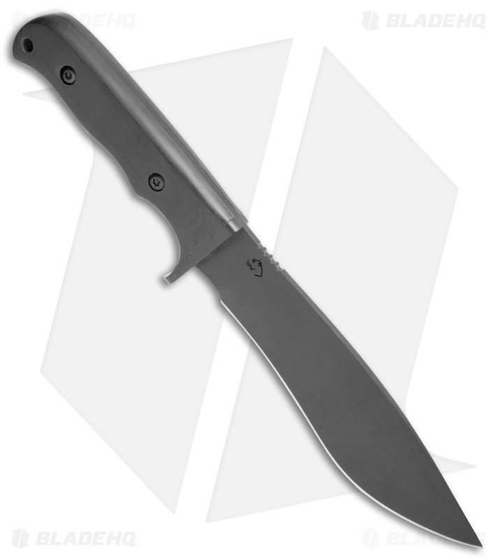 Puma SGB Shadowcat 10" Recurve Fixed Blade Knife (5.75" Black)