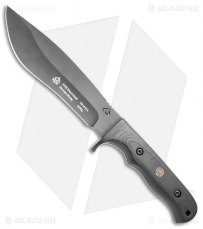 Puma SGB Shadowcat 10" Recurve Fixed Blade Knife (5.75" Black)