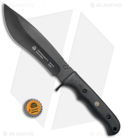 Puma SGB Shadowcat 12" Recurve Fixed Blade Knife (7" Black)