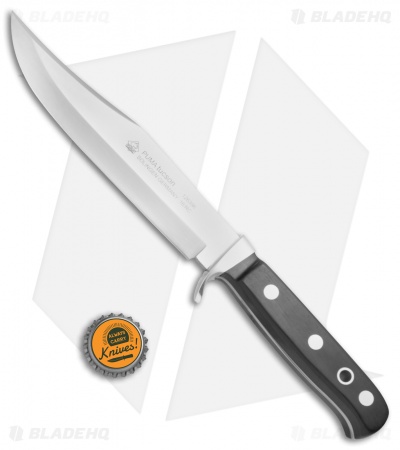 Puma Tucson Bowie Fixed Blade Knife Ebony Wood (6.5" Satin) 126396