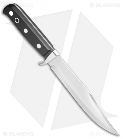 Puma Tucson Bowie Fixed Blade Knife Ebony Wood (6.5" Satin) 126396