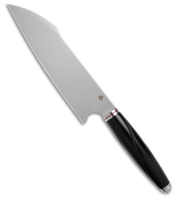 QSP Mulan Series 8" Harpoon Chef Kitchen Knives Ebony Wood