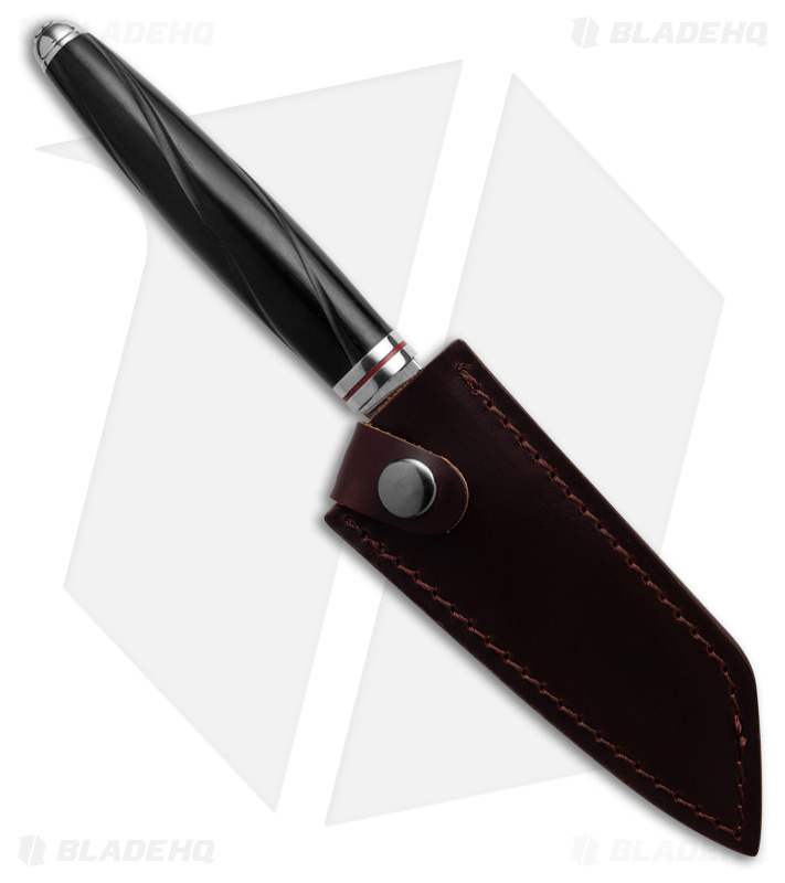 QSP Mulan Series 4" Kritsuke Kitchen Knife Ebony Wood