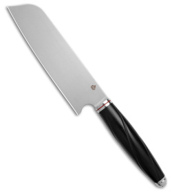 QSP Mulan Series 7" Santoku Kitchen Knives Ebony Wood