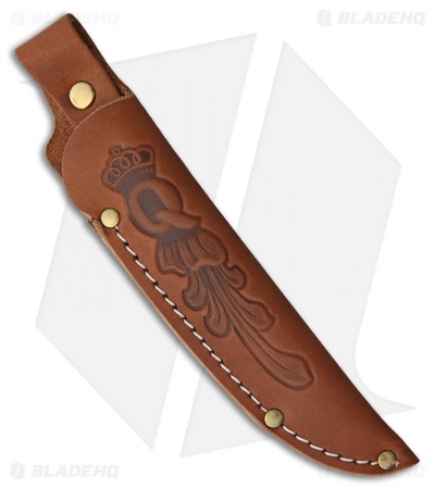 Queen Cutlery Caping Knife Fixed Blade Knife Stag (2.25" Satin) 87SB
